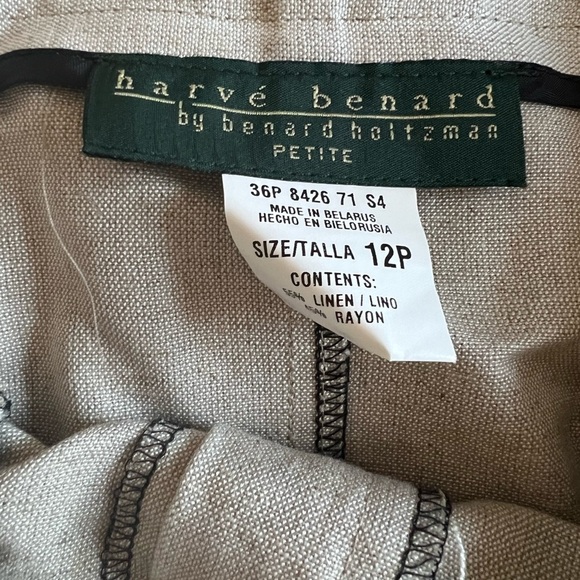 Harve Benard - Vintage Khaki Linen‎ Skirt - Picture 4 of 4